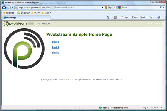 Pivotstream HomePage Theme 1