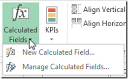 Calculated Field Options