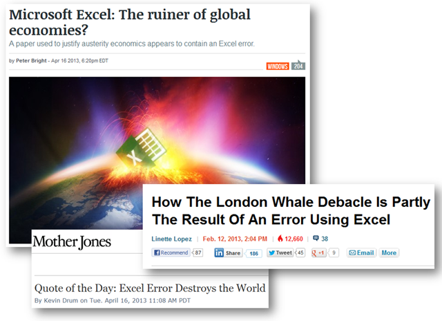 London Whale, Austerity, and Excel Errors.  Oh My.