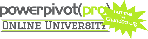 P3 Adaptive  University, aka Advanced Power Pivot on Chandoo's site.