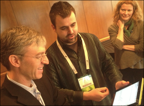 Me with personal hero Steven Levitt at last year's PASS BA conference.