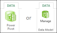 Desired in Excel 2013: Power Pivot or Data Model