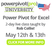 2-Day In-Person Power Pivot Class