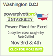 Power Pivot / Power BI Class