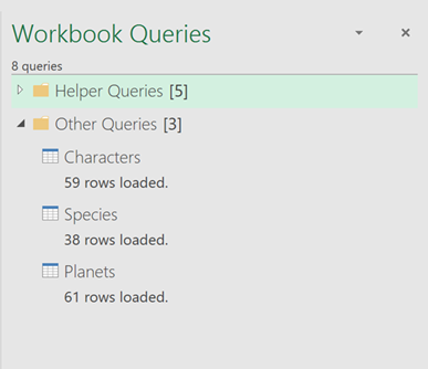 Workbook Queries