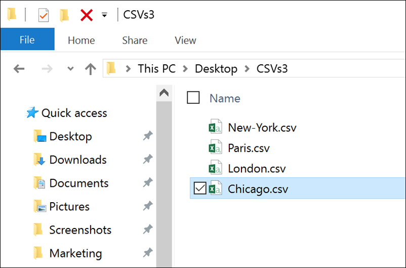 If we add a new CSV file in the folder, its data will be included as part of the import of CSV files from a folder in Power BI