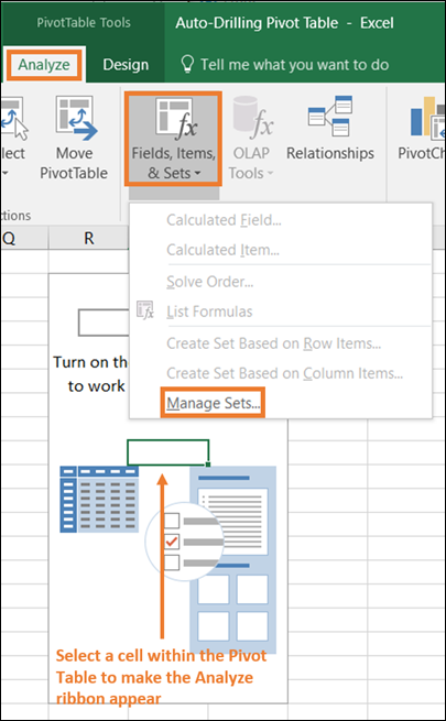 Power Pivot Pro Excel Pivot Table MDX Set Manager