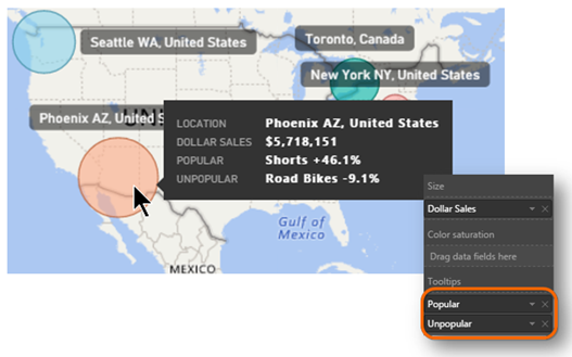 Text Measure Tooltips in Power BI Map Visualization!