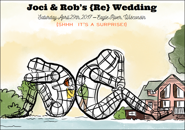 Jocelyn and Rob's Surprise "Re-Wedding" Site and Story
