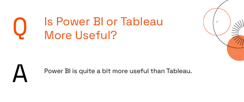 Is Power BI or Tableau More Useful