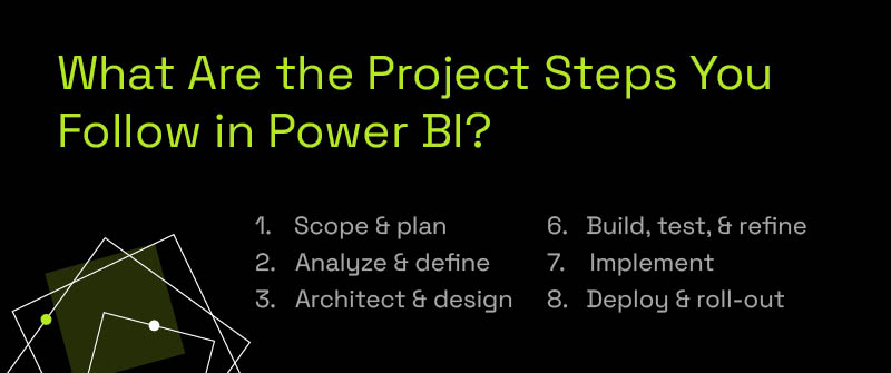 What Are the Project Steps You Follow in Power BI?