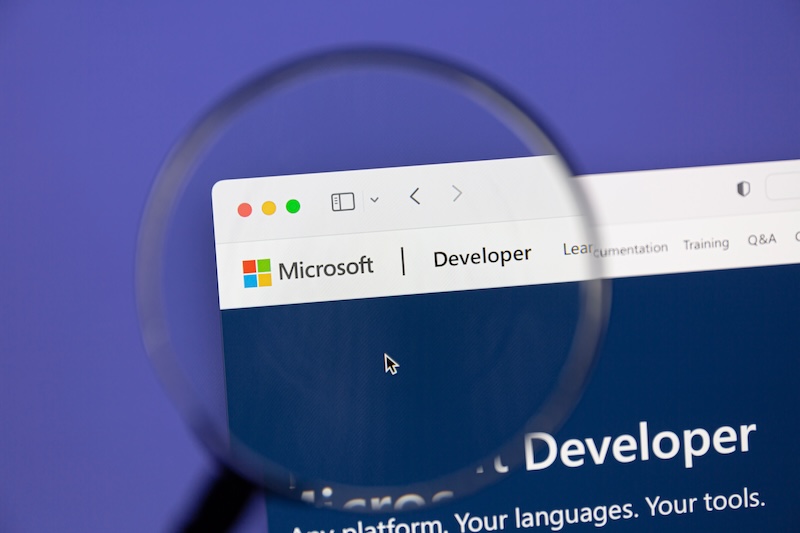 Microsoft Developer website