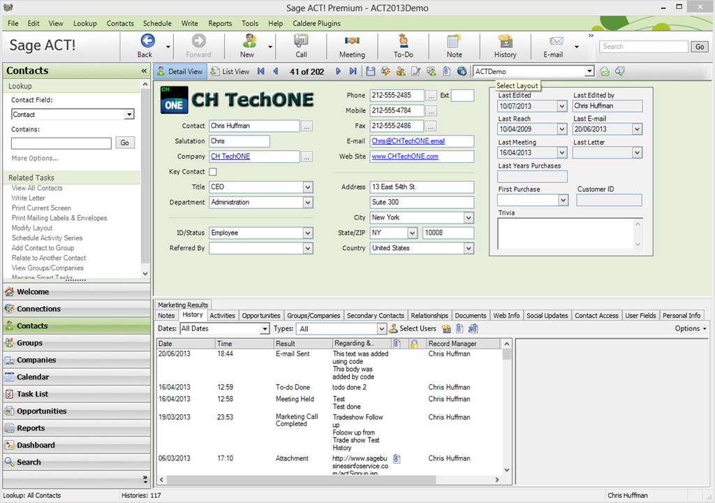 Act! CRM: Begging for some Power Pivot Analysis