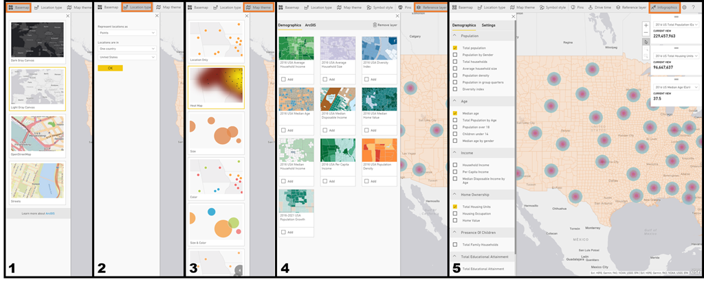 ArcGIS Map Settings