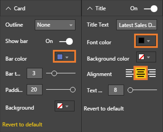 PowerBI.com Multi-Card Visualization Formatting