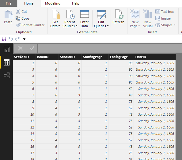 Power BI - Bookmarks - "Clean" Data Model