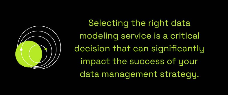 Choosing the Best Data Modeling Services