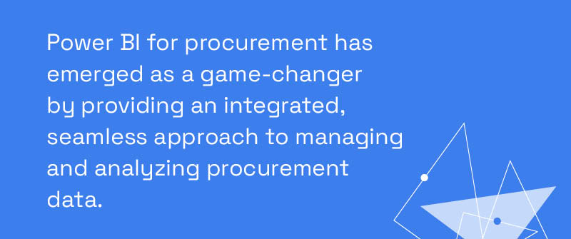 Overview of Power BI in Procurement