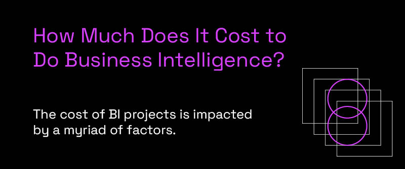 How Much Does It Cost to Do Business Intelligence?