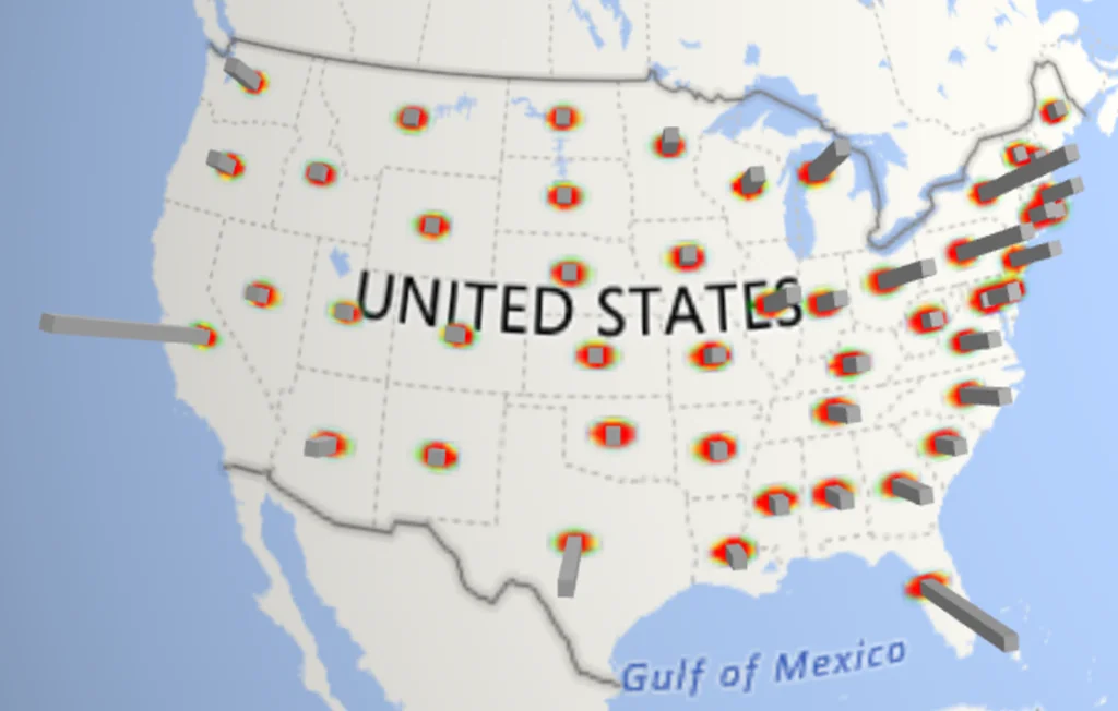 Power BI Desktop Globe Map Visualization