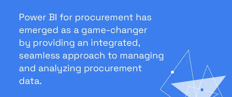 Overview of Power BI in Procurement