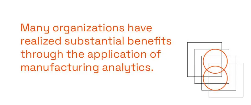 Quantifiable Benefits Achieved Through Analytics